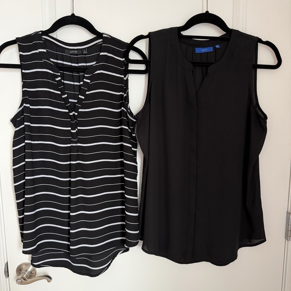 Bundle of Apt. 9 Women's Tank Tops Size Medium